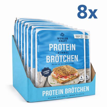 Protein Dinkel Brötchen