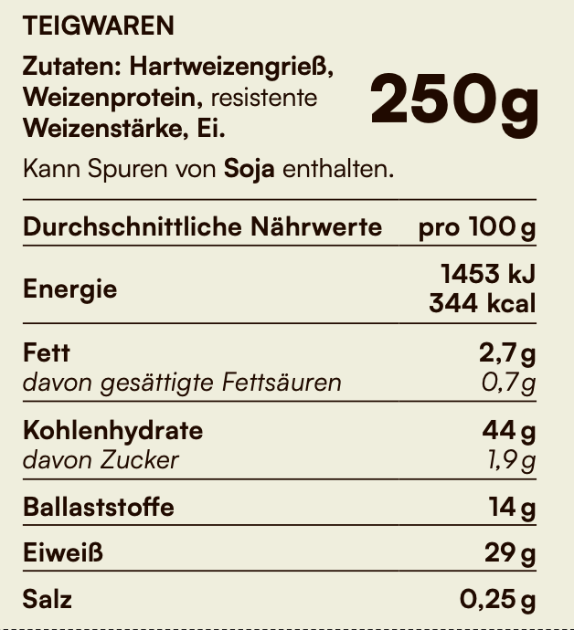 Protein Pasta | Fusilli