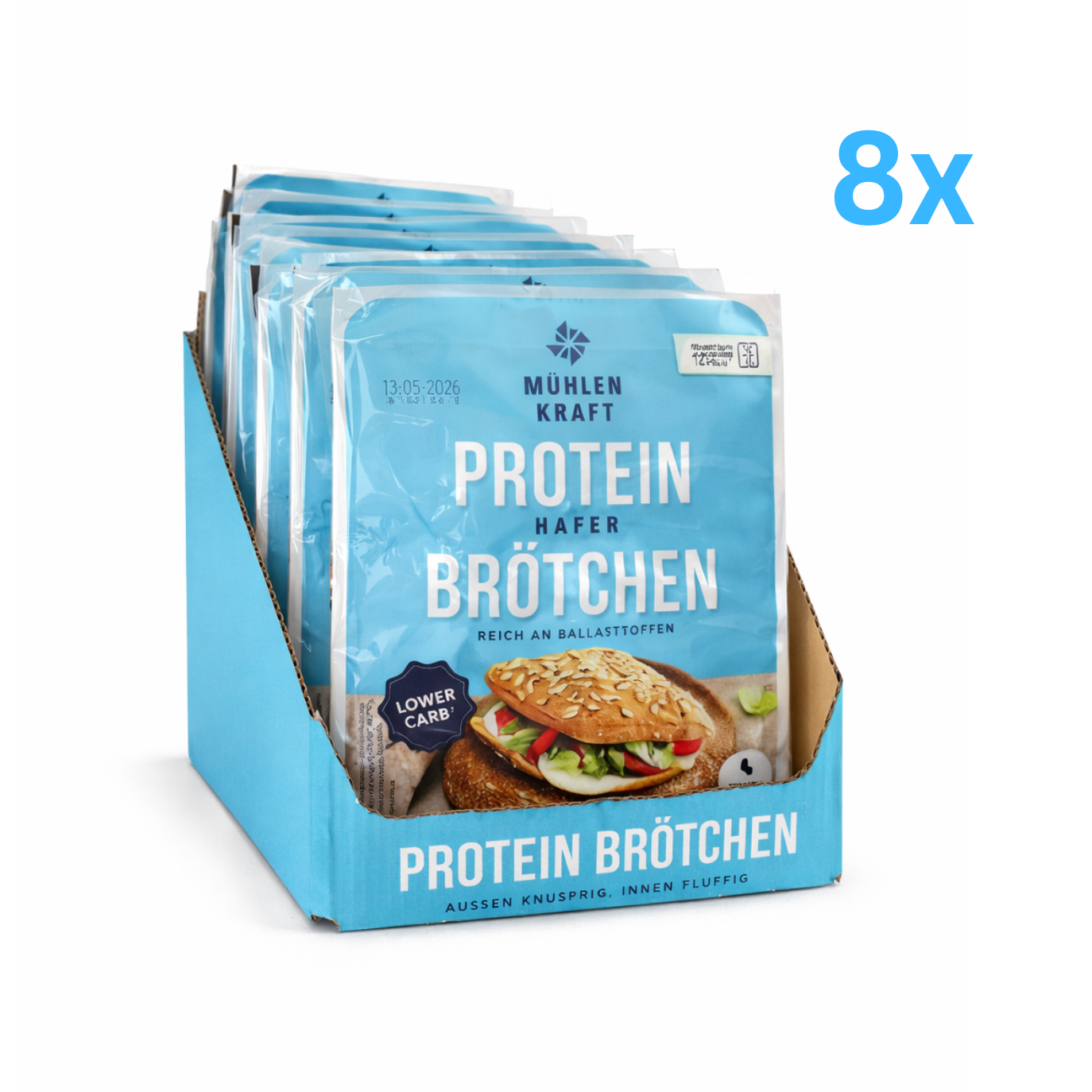 Protein Hafer Brötchen