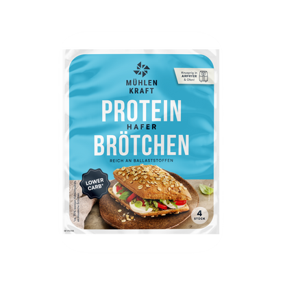 Protein Hafer Brötchen