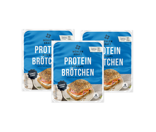 3er Pack Protein Hafer Brötchen