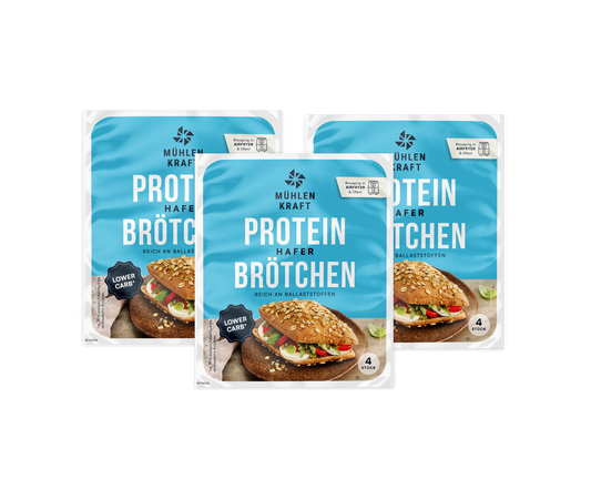 3er Pack Protein Dinkel Brötchen