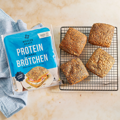 Protein Dinkel Brötchen