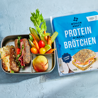 Protein Dinkel Brötchen
